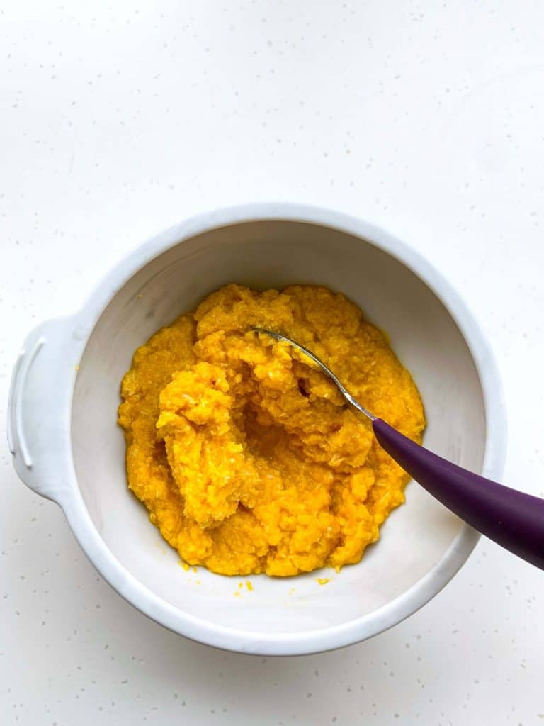 6 month old recipe Puree Chicken Carrot Mash