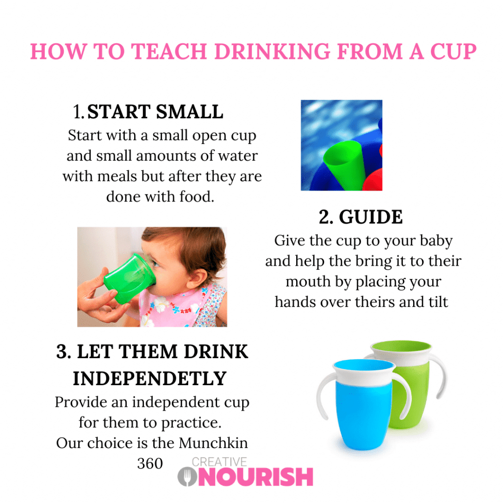 The Basics of Teaching Your Toddler To Drink From an Open Cup